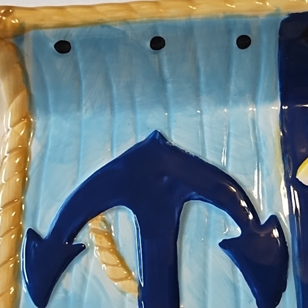 Nautical Themed Ceramic Platter - Picture 13 of 16